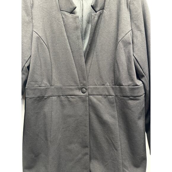 Liverpool Los Angeles Black Longline Blazer Jacket XL - Picture 2 of 13